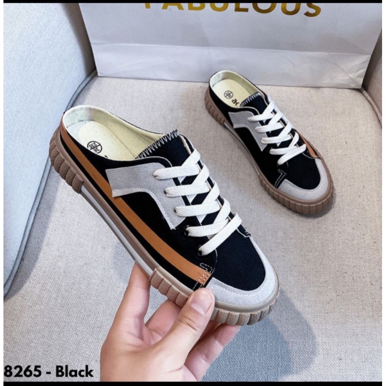 Sepatu Wanita Sneakers Model Selop Terbaru Impor