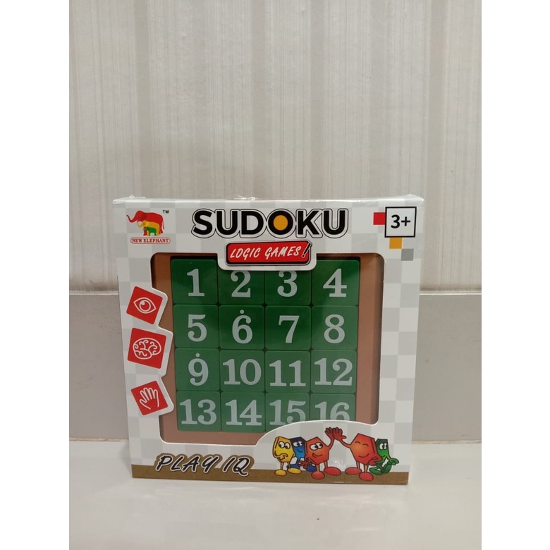 MAINAN EDUKASI ANAK SUDOKU LOGIC GAMES PLAY IQ