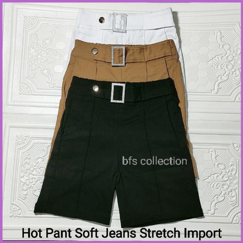 Hot Pant Soft Jeans Stretch Import