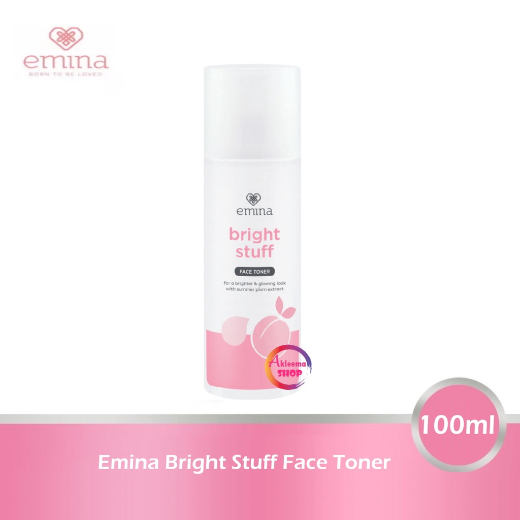 Paket Ekonomis Emina Bright Stuff 5pcs (Serum 7,5ml+Moist Cream 20ml+Toner 100ml+Face Scrub 50ml+Face Wash 50ml)