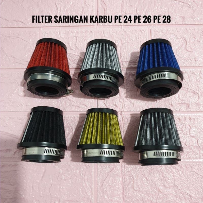 Filter Karbu Saringan Karburator PE 24 PE 26 PE 28 PNP Untuk Karburator PE &amp; PWL 24 26 28 UNIVERSAL SEMUA MOTOR