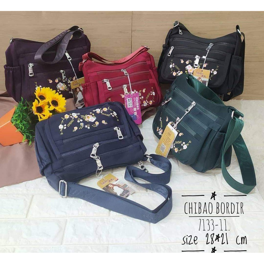 Tas Slempang Chibao 7133-11 Motif Bunga terbaru BISA BAYAR DITEMPAT!! TAS CHIBAO WANITA MURAH