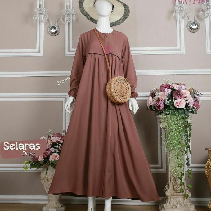GAMIS/DRESS POLOS CANTIK SELARAS ORI NAYMA HIJAB
