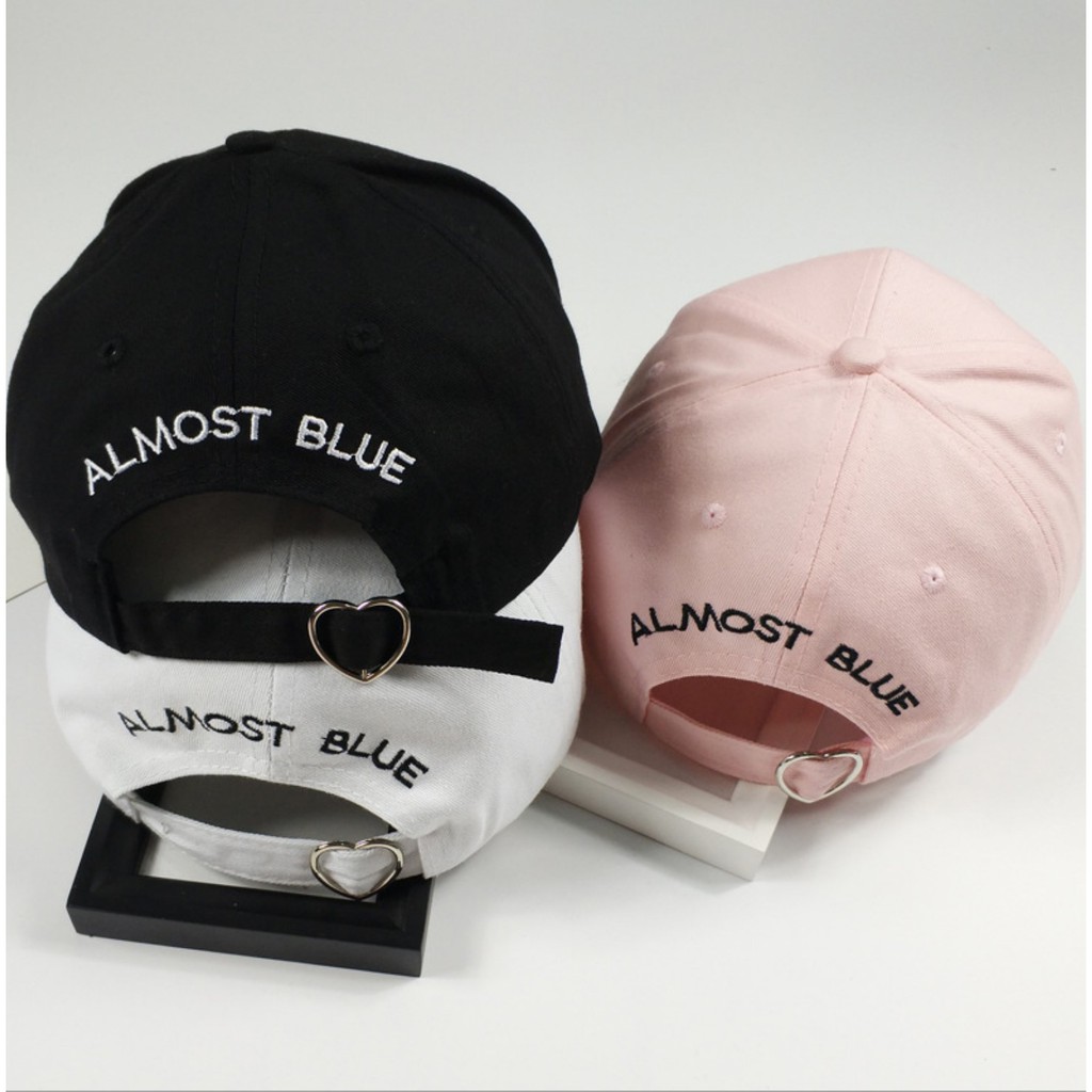 TOP-17 topi bordir heart love ring high quality baseball cap korea jepang kpop idol import