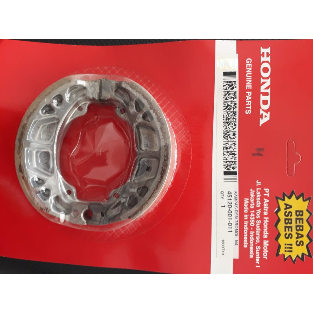 KAMPAS REM BELAKANG GRAND LEGENDA SUPRA100 WIN GL100 (HONDA)