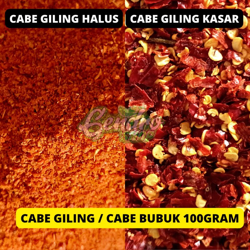 

Bumbu Cabe Giling 100% Alami 100gram