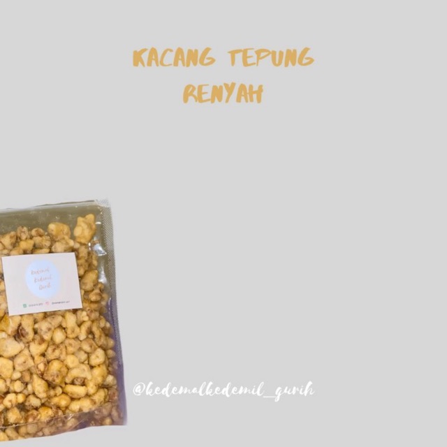 

Kacang tepung / Jajanan Sunda / Cemilan sunda asin