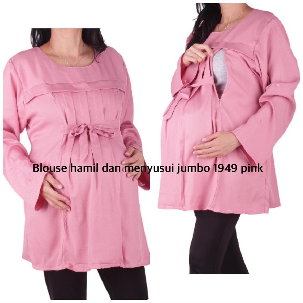 Blouse Hamil dan Menyusui  Jumbo 1949