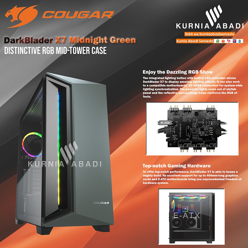 COUGAR GAMING CASE DarkBlader X7 Mid-Tower PC Case