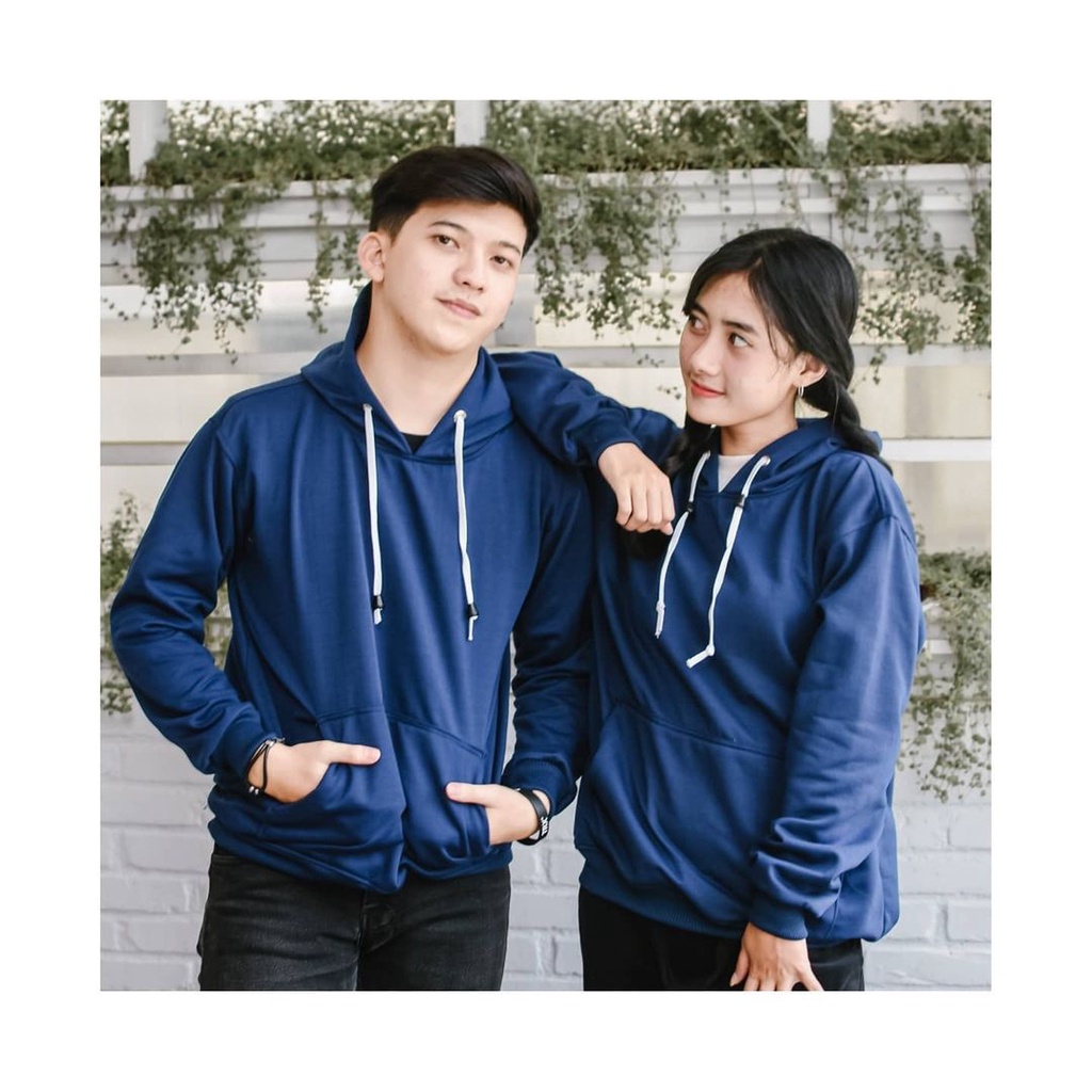 Jaket Couple Pria Wanita Masa Kini Trendy Modis Kembaran Model Baru - Sweater Couple Natural Hoodie