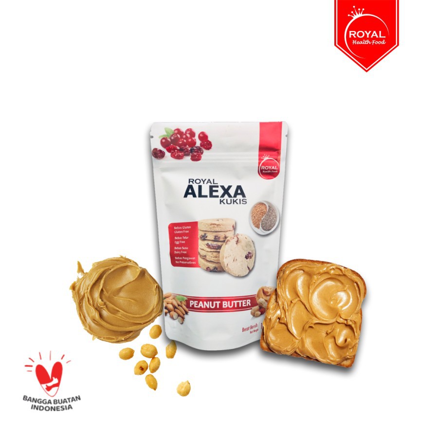 

Royal Alexa Peanut Butter Cookies - Gluten Free 180 gram