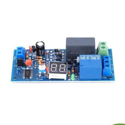 Modul Timer Relay Delay OFF Display AC langsung 220V