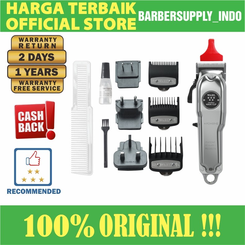 Wahl Magic Clip Cordless Metal Limited Edition Original USA