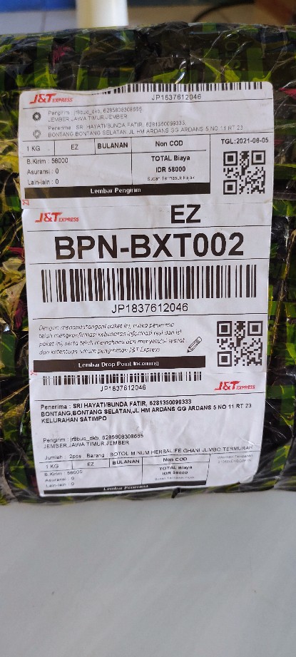 Botol Minum Herbalife Ghani Jumbo Termurah 2 Liter 1 Liter 1,5 Liter 650 Ml (1kg Isi 4)