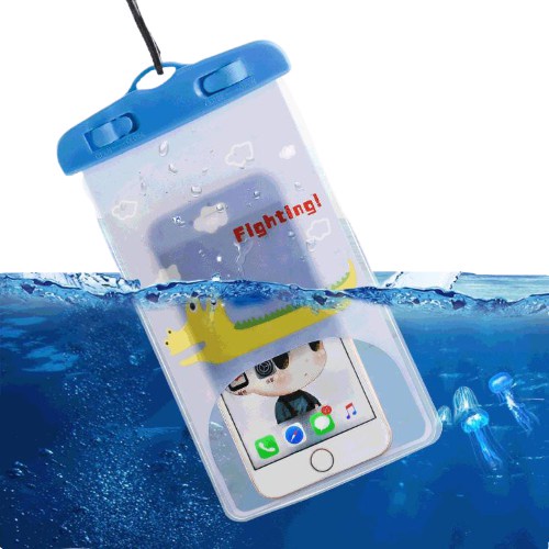 Sarung Handphone Anti Air Motif Karakter / Waterproof Handphone Pouch