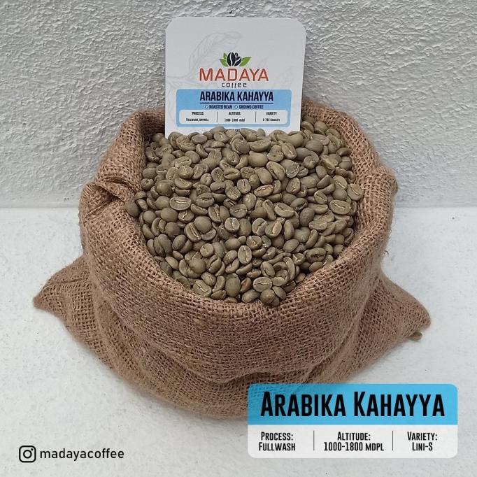 

Greenbean Kopi Arabika Kahayya Fullwash Madaya Coffee 1 kg
