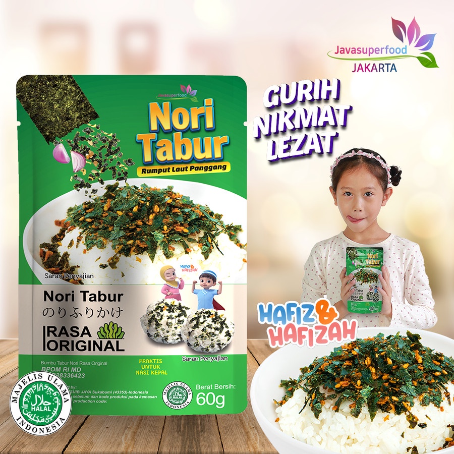 Nori Tabur Rumput Laut Panggang - Rasa Original 60g