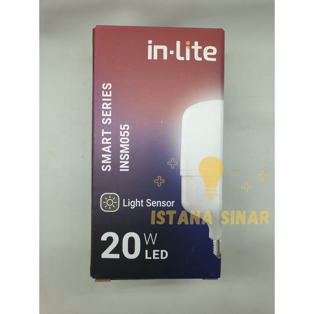 LAMPU LED SENSOR CAHAYA INLITE 9 Watt 20 Watt 30 Watt 9wt 20 wt 30 wt