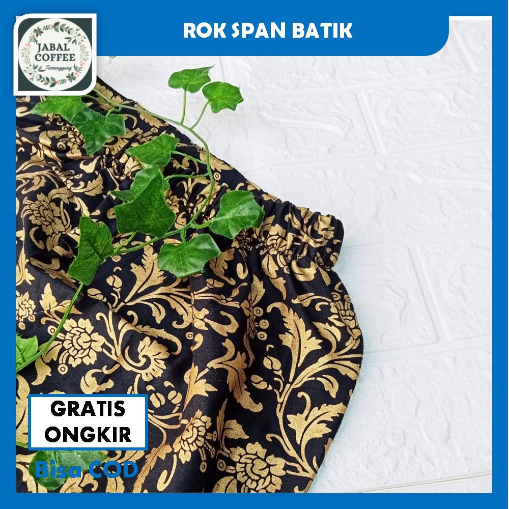 Rok Anak Perempuan Panjang / Rok Anak 10 - 14 Tahun / Rok Span Batik Anak Tanggung