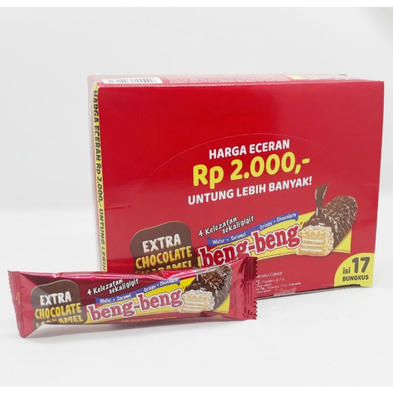 

beng beng wafer coklat 1box@17pcs