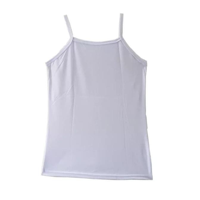 Promo Tahun Baru tank top wanita tali kecil - Putih