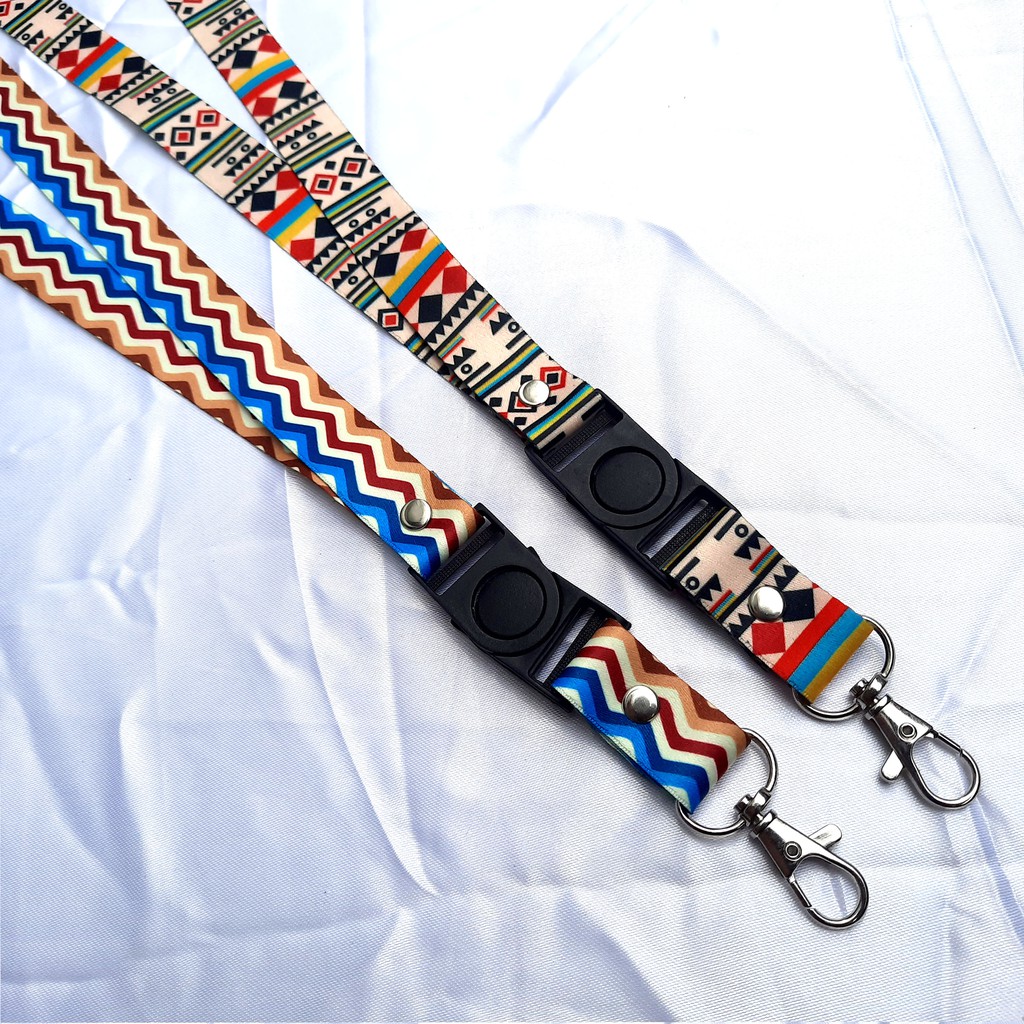 

Gantungan ID card Lanyard printing tribal