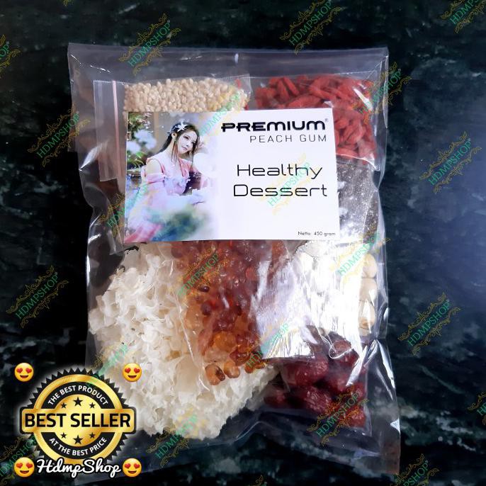 

PEACH GUM PREMIUM MUTIARA IMPORT ORIGINAL - 450 GRAM