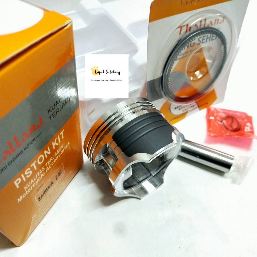 PISTON KIT KARISMA SEHER SET KARISMA SUPRA X 125 OS STD / 25 / 200 THALLAND/RTHC