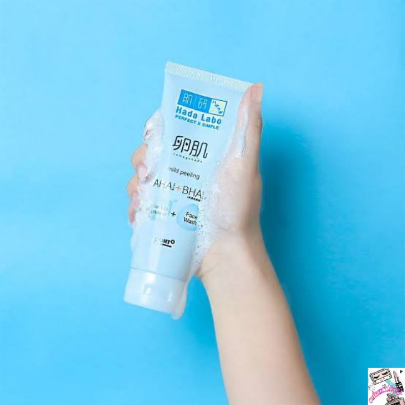 ☃Cutezz_Ching1☃Hada Labo Tamagohada Series ♡Ultimate Mild Peeling Face Wash♡Lotion Mild Peeling♡Mild Peeling Make Up Remover + Face Wash♡