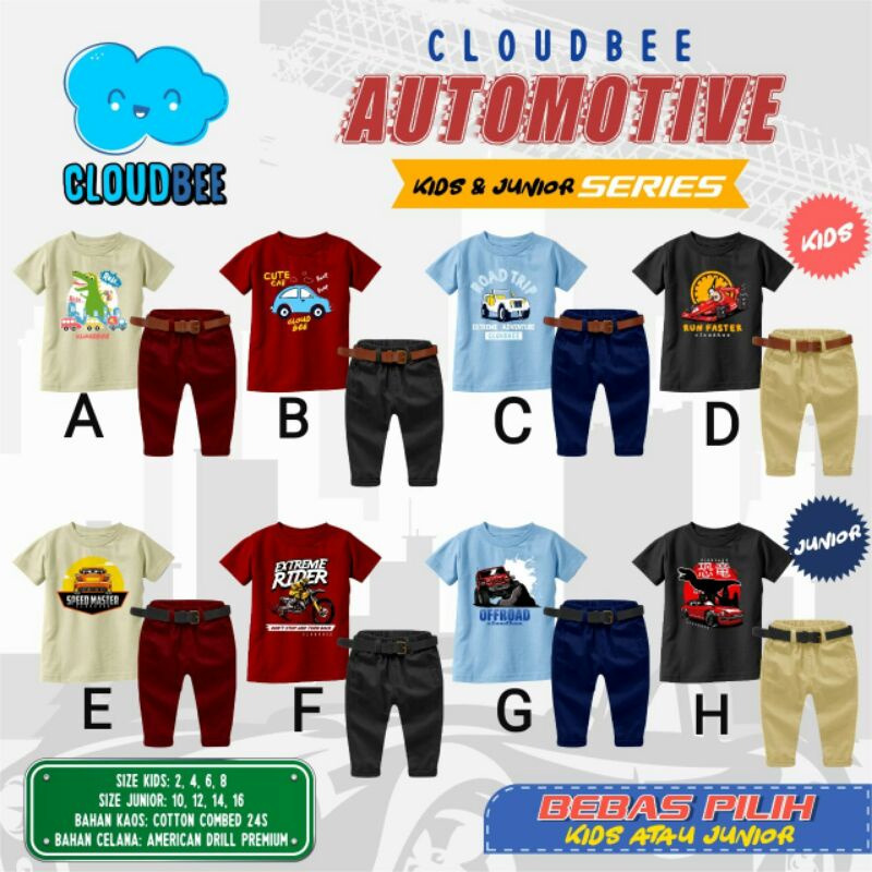 OPEN PO CLOUDBEE AUTOMOTIVE SERIES FOR JUNIOR&KIDS