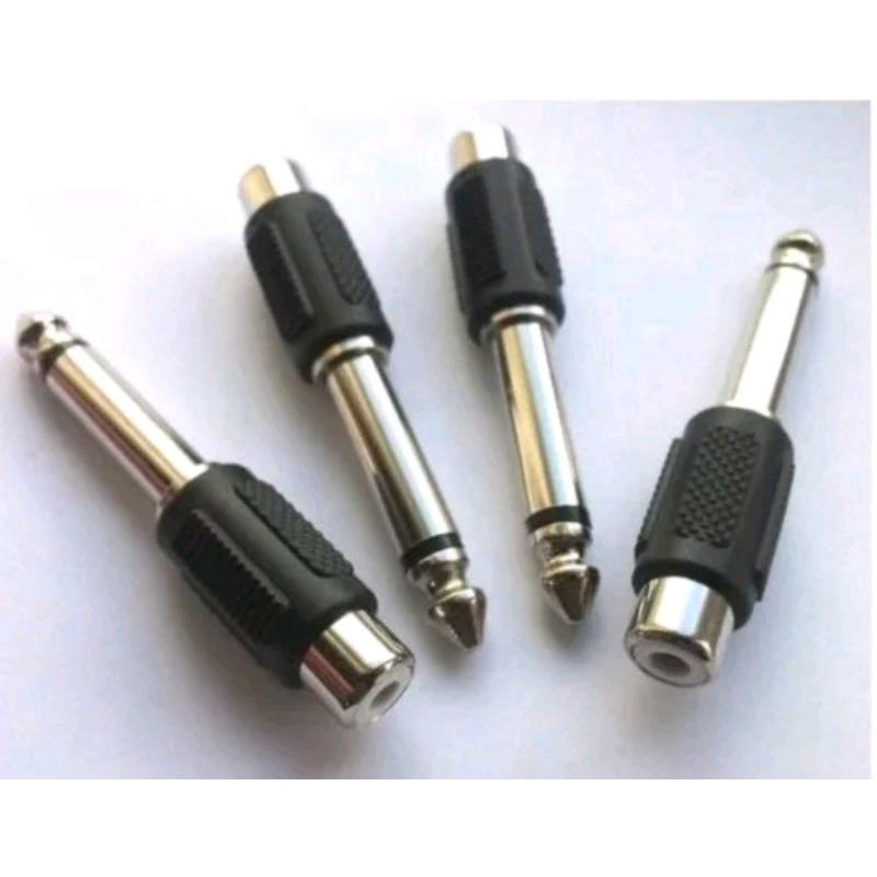 Jual Jack converter sambungan Jack rca to Jack Akai pvc Shopee Indonesia