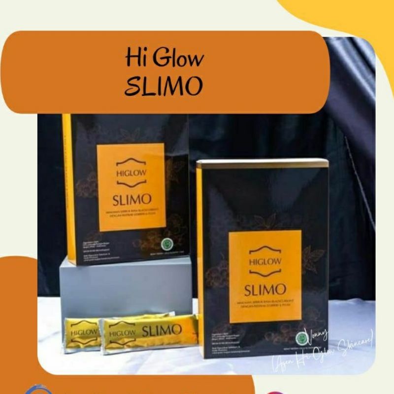 

Slimo Higlow skincare Minuman Diet Herbal BPOM