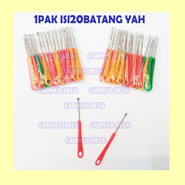 KOREK KUPING - STAINLESS DGN GAGANG WARNA