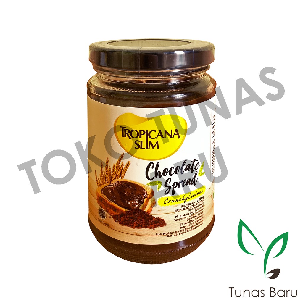 

Tropicana Slim Crunchylicious Chocolate Spread (Selai coklat bebas gula)