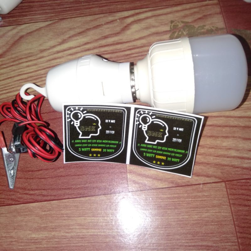 lampu DC ke AC 3watt-20watt