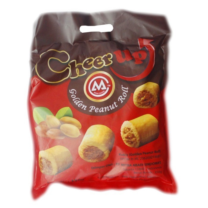 

CHEER UP GOLDEN PEANUT ROLL 350GR - KUKIS RASA KACANG