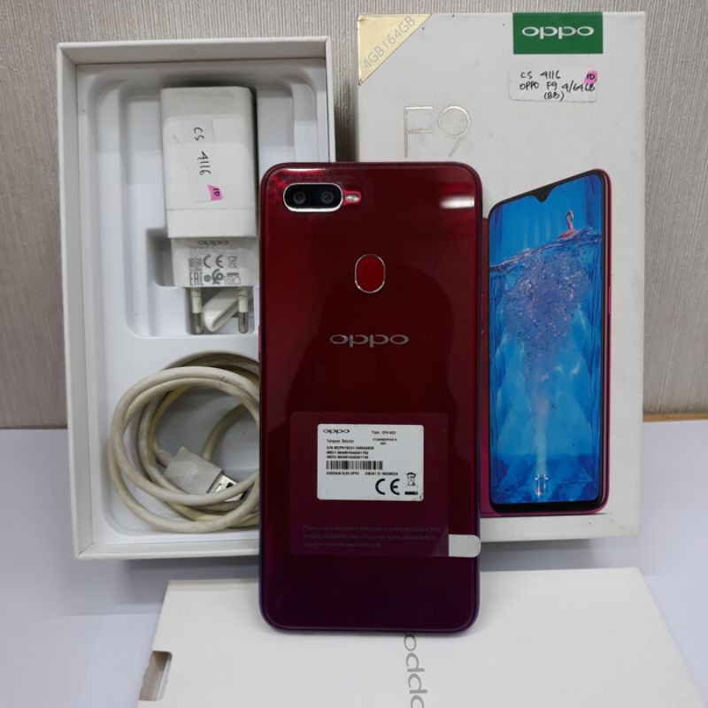 Oppo F9 4/64GB Second Normal