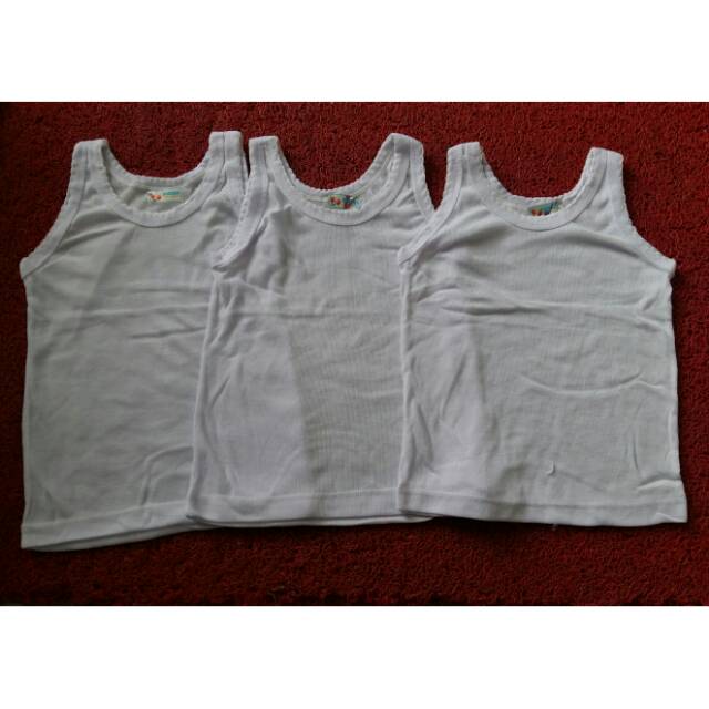 Hosana Singlet Bayi Kaos Dalam Anak Bagus Adem Polos Minimal 3 Pcs