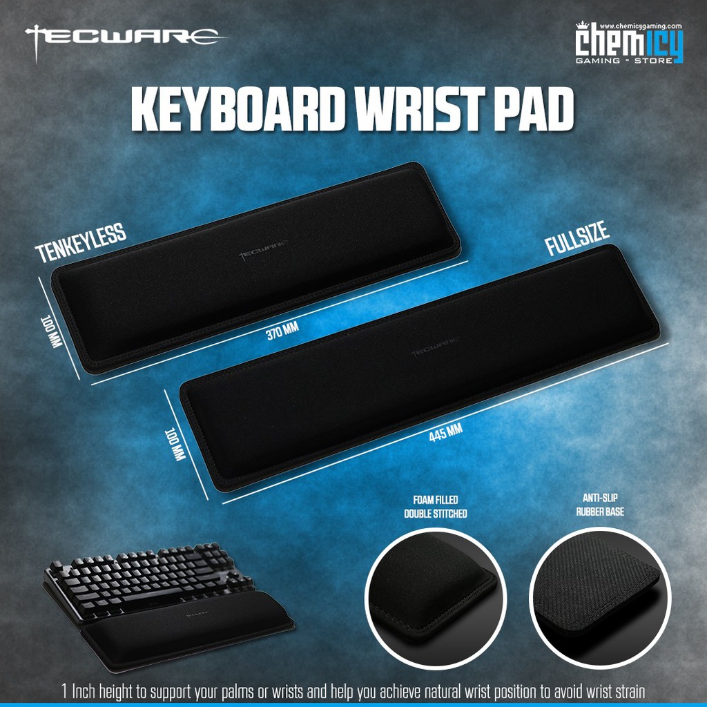 Tecware Keyboard Wrist Pad / Wrist Rest