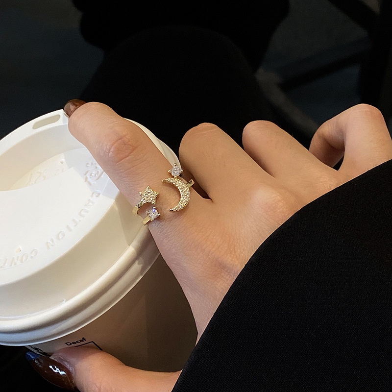 Cincin Zircon Mutiara Mewah Untuk Wanita