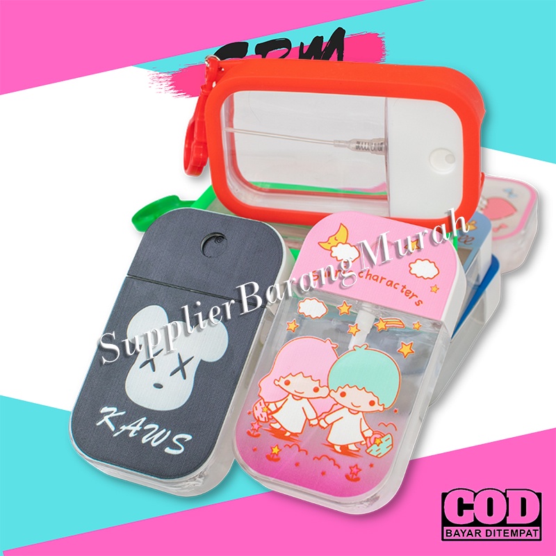 Botol Hand Sanitizer Gantung Kotak Spray FS1280