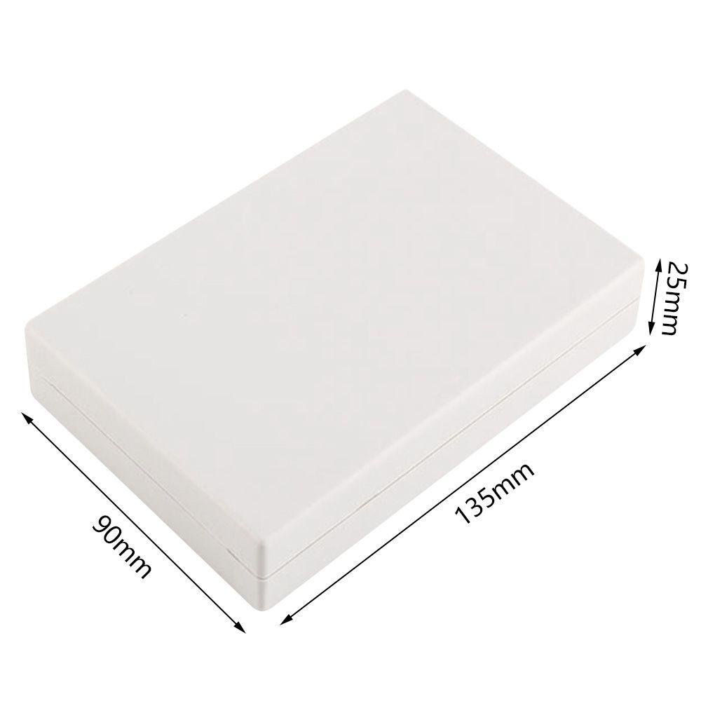 Solighter Kotak Modul Instrumen Elektronik DIY Bahan Plastik ABS Warna Putih