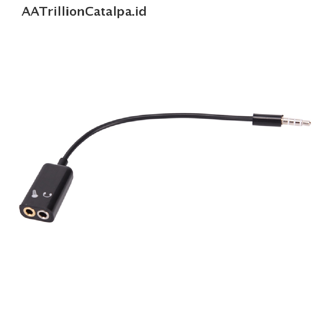 Adaptor Kabel Splitter Y Audio jack 3.5mm Untuk Headphone Mikrofon