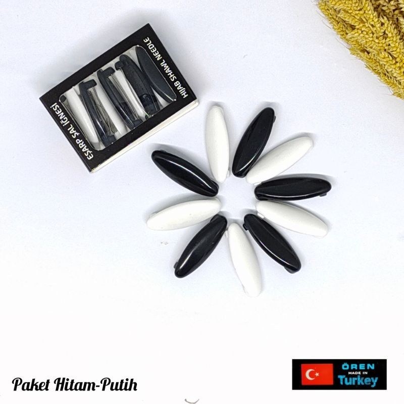 Bros pin kapsul BROS JILBAB Oval / BROS DAGU  Oren Turkey-Paket Hit-Put 10 pcs