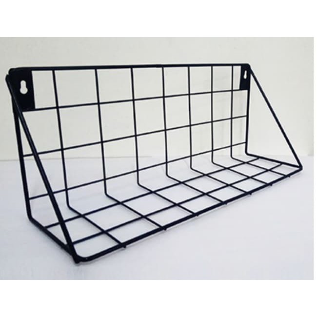 Radit 35 (Black) /Rak Dinding Besi Serbaguna/Rak Dinding Tempel Murah/Hanging Storage Rack Organizer