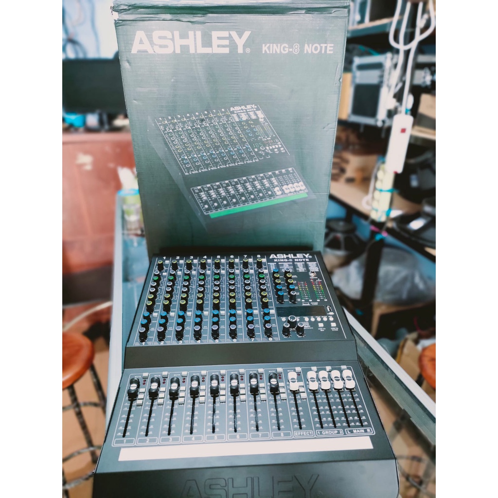 Mixer Ashley king 8 note 8 channel