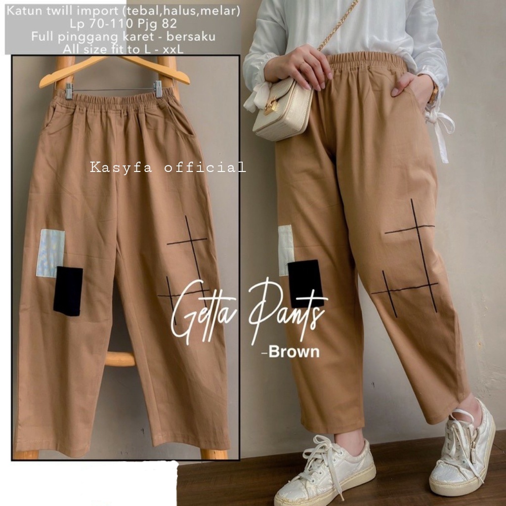 GETTA BAGGY KATUN TWILL WANITA