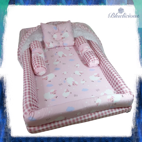 Kasur Bayi Kelambu / Kasur anak / Set Kolam / Tempat tidur Domba