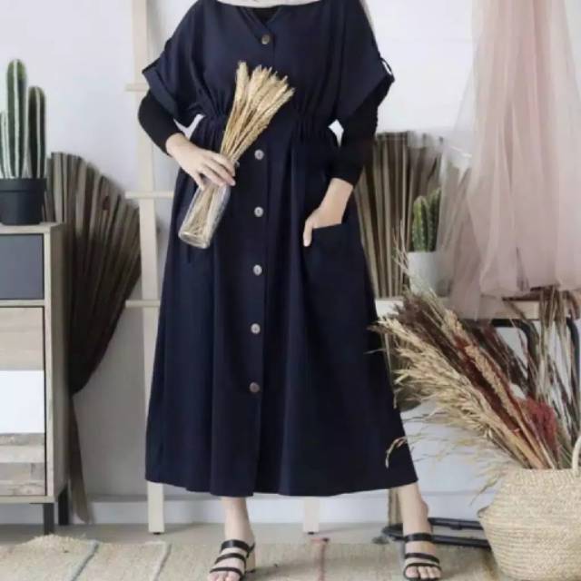 Lamira dress baju gamis pakaian wanita fashion muslim