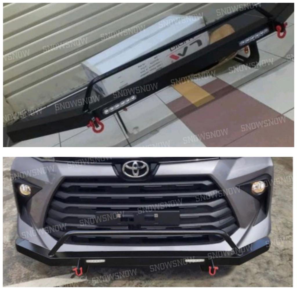 Tanduk Towing Bumper Depan Avanza Xenia Veloz 2021 2022 2023 ARB Lampu LED